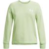 imageUnder Armour Womens Rival Fleece Oversized Crew370 Phosphor Green   White