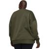 imageUnder Armour Womens Rival Fleece Oversized Crew390 Marine Od Green   White