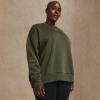 imageUnder Armour Womens Rival Fleece Oversized Crew390 Marine Od Green   White
