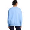 imageUnder Armour Womens Rival Fleece Oversized Crew465 Horizon Blue   White
