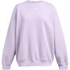 imageUnder Armour Womens Rival Fleece Oversized Crew535 Salt Purple   Black