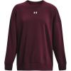 imageUnder Armour Womens Rival Fleece Oversized Crew600 Dark Maroon   White