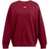 imageUnder Armour Womens Rival Fleece Oversized Crew625 Cardinal   White