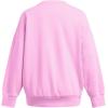 imageUnder Armour Womens Rival Fleece Oversized Crew638 Stellar Pink   White