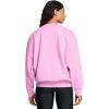 imageUnder Armour Womens Rival Fleece Oversized Crew638 Stellar Pink   White