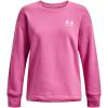 imageUnder Armour Womens Rival Fleece Oversized Crew659 Pink Edge  White  White