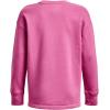 imageUnder Armour Womens Rival Fleece Oversized Crew659 Pink Edge  White  White