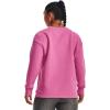 imageUnder Armour Womens Rival Fleece Oversized Crew659 Pink Edge  White  White