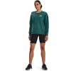 imageUnder Armour Womens Rival Fleece Oversized Crew722 Coastal Teal   White