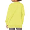 imageUnder Armour Womens Rival Fleece Oversized Crew743 Lime Yellow   White