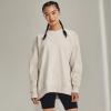 imageUnder Armour Womens Rival Fleece Oversized Crew784 Oatmeal Light Heather   White
