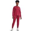 imageUnder Armour Womens Rival Fleece Oversized CrewBlack Rose 664Posh Pink