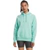 imageUnder Armour Womens Rival Fleece Hoodie361 Neo Turquoise   White