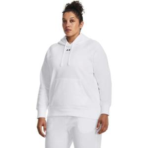imageUnder Armour Womens Rival Fleece Hoodie100 White   Black