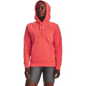 imageUnder Armour Womens Rival Fleece Hoodie690 Venom Red   White