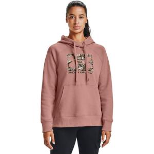 imageUnder Armour Womens Rival Fleece HoodieMocha Rose 661Realtree Edge