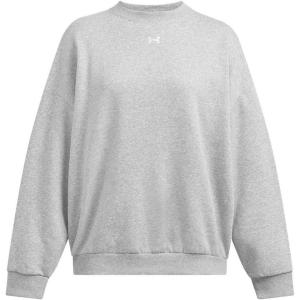 imageUnder Armour Womens Rival Fleece Oversized Crew011 Mod Gray Light Heather   White
