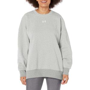 imageUnder Armour Womens Rival Fleece Oversized Crew012 Mod Gray Light Heather   White