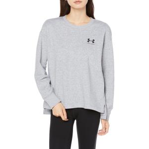 imageUnder Armour Womens Rival Fleece Oversized Crew035 Steel Medium Heather   Black