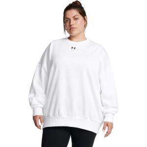 imageUnder Armour Womens Rival Fleece Oversized Crew100 White   Black