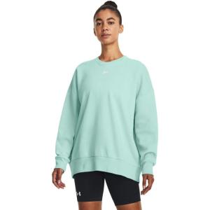 imageUnder Armour Womens Rival Fleece Oversized Crew361 Neo Turquoise   White