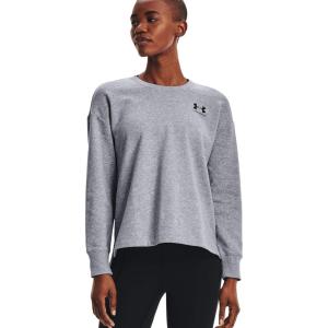 imageUnder Armour Womens Rival Fleece Oversized Crew400 Royal   White