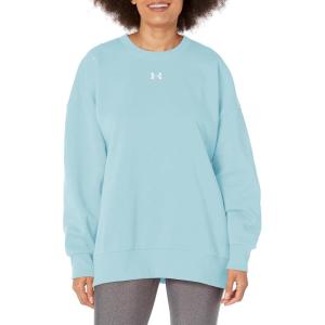 imageUnder Armour Womens Rival Fleece Oversized Crew490 Blizzard   White