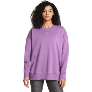 imageUnder Armour Womens Rival Fleece Oversized Crew560 Provence Purple   Purple Ace