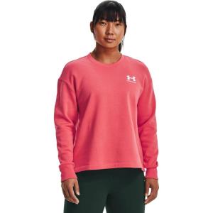 imageUnder Armour Womens Rival Fleece Oversized Crew849 Calypso   White