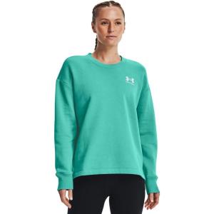 imageUnder Armour Womens Rival Fleece Oversized CrewNeptune 369White