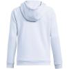 imageUnder Armour Womens Fleece Full Zip464 Nimbus Blue   Black