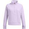 imageUnder Armour Womens Rival Fleece Half Zip535 Salt Purple   Black