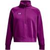 imageUnder Armour Womens Rival Fleece Half Zip573 Mystic Magenta   White