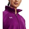 imageUnder Armour Womens Rival Fleece Half Zip573 Mystic Magenta   White