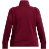 imageUnder Armour Womens Rival Fleece Half Zip625 Cardinal   White