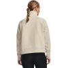 imageUnder Armour Womens Rival Fleece Half Zip784 Oatmeal Light Heather   White