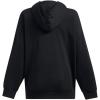 imageUnder Armour Womens Rival Fleece Oversized Hoodie001 Black   White