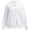 imageUnder Armour Womens Rival Fleece Oversized Hoodie100 White   Black
