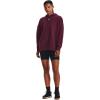 imageUnder Armour Womens Rival Fleece Oversized Hoodie600 Dark Maroon   White