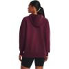 imageUnder Armour Womens Rival Fleece Oversized Hoodie600 Dark Maroon   White