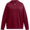 imageUnder Armour Womens Rival Fleece Oversized Hoodie625 Cardinal   White
