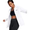 imageUnder Armour Womens Fleece Full Zip100 White   Black