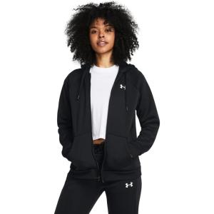 imageUnder Armour Womens Fleece Full Zip001 Black   White