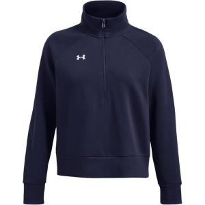 imageUnder Armour Womens Rival Fleece Half Zip410 Midnight Navy   White