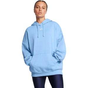 imageUnder Armour Womens Rival Fleece Oversized Hoodie465 Horizon Blue   White
