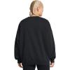 imageUnder Armour Women Rival Fleece Oversized Crew001 Black   White