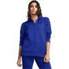 imageUnder Armour Womens Armourfleece Quarter Zip Hoodie400 Team Royal   Black