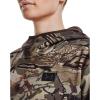 imageUnder Armour Womens Armourfleece Storm Camo Zip Hoodie994 Ua Forest All Season Camo   Black