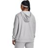 imageUnder Armour Womens Left Chest Armourfleece Hoodie014 Halo Gray Light Heather   Black