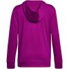 imageUnder Armour Womens Left Chest Armourfleece Hoodie573 Mystic Magenta   Black